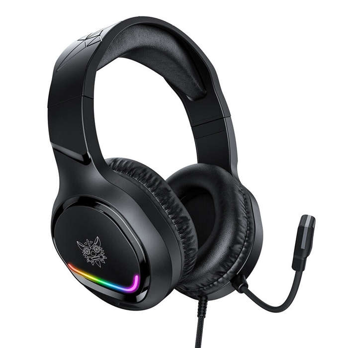 3.5mm+USB - ONIKUMA X31 Gaming Headset Wired Earphone 50mm Driver Unit Surround Stereo Sound RGB Lig