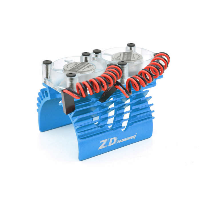 Black - ZD Racing EX07 1/7 4WD ELECTRIC HYPERCAR Brushless RC Car Drift Double Motor Cooling Fan For