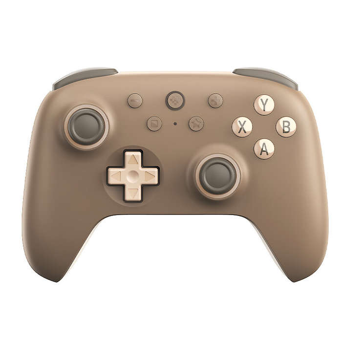 Dark Brown - 8Bitdo Ultimate 2C 2.4G Wireless Game Controller with 1000Hz Polling Rate Hall Effect J