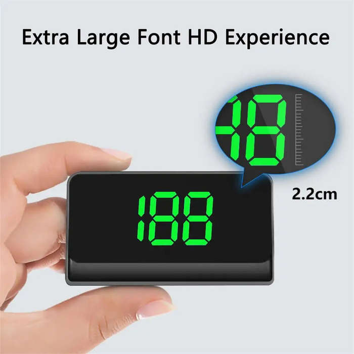 KM/H - Car Head Up Display GPS Digital Speedometer HUD Windshield Projector KMH MPH Speedometer Comp