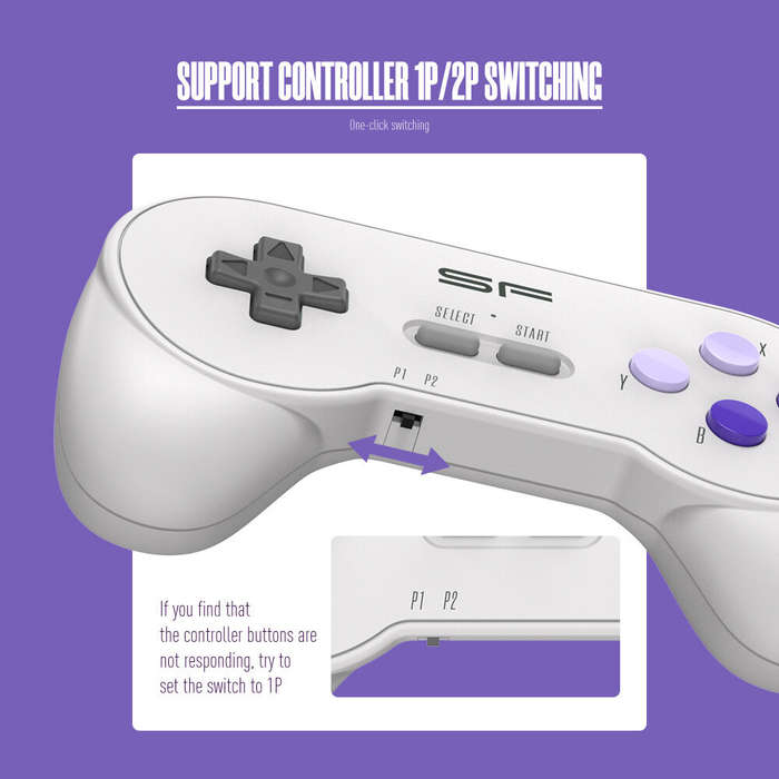 Data Frog 4GB 3000 Games USB Wireless TV Game Console FC SFC Retro Video Game Player Portable Retro