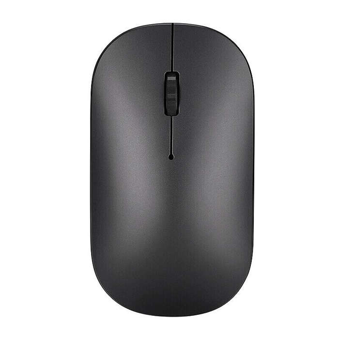 Silver - Lenovo Xiaoxin Air2 Dual Mode Mouse Wireless bluetooth 600-4000DPI Mini CNC Metal Mice for