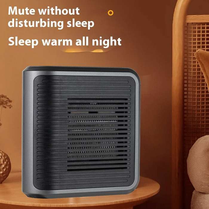 EU - 800W Multi-functional Mini Heater Wall Mounted Heater Touch Timing Hot Air Heater 220V Hot Air