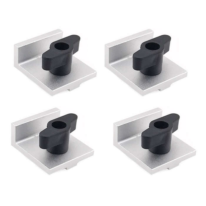 Type-A - 4Pcs T Track Stop Block for T-Track Low-Profile Design Precision CNC Router Table Clamp For