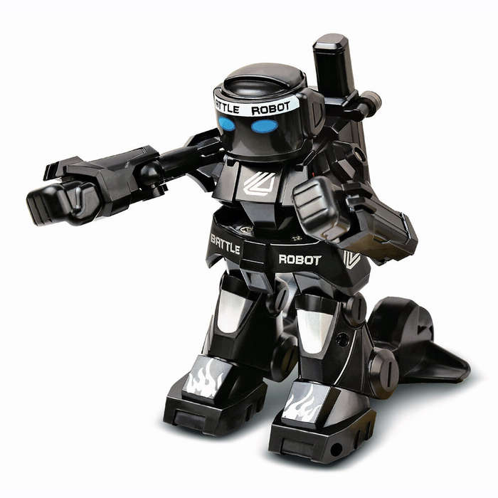 White - 2.4G RC Boxing Battle Robot Fighting Iintelligent Multi-Station Battle Interactive Toy