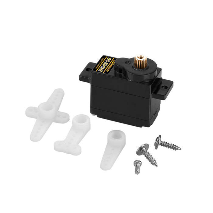 Black - DS S003M Power 5G Metal Gear PWM Digital Servo High Precision Control for Mini RC Car Drone