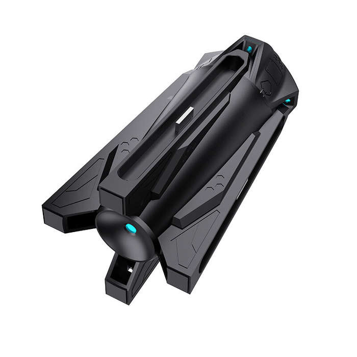 Black - HONCAM Switch2 Joy-Con Small Handle Four-Charger Stand NS2 Left and Right Handles Rocket Cha
