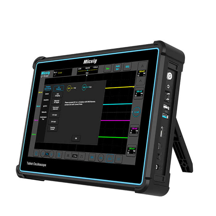 Micsig ATO2002 Automotive Tablet Oscilloscope 300MHz Bandwidth 2GSa/s Rate 10.1" TFT-LCD Wi-Fi USB T