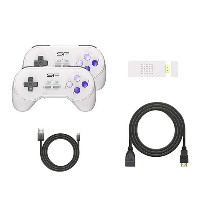 Data Frog 4GB 3000 Games USB Wireless TV Game Console FC SFC Retro Video Game Player Portable Retro