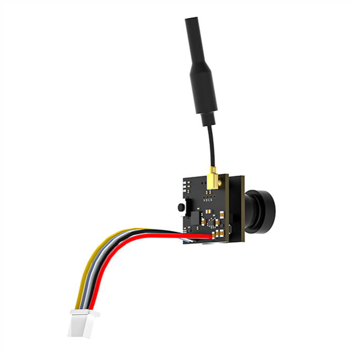 Black - iFlight Borg FPV Camera & VTX Combo - 5.8G 25mW/100mW/150mW Adjustable Power, 1/4" CMOS 600T