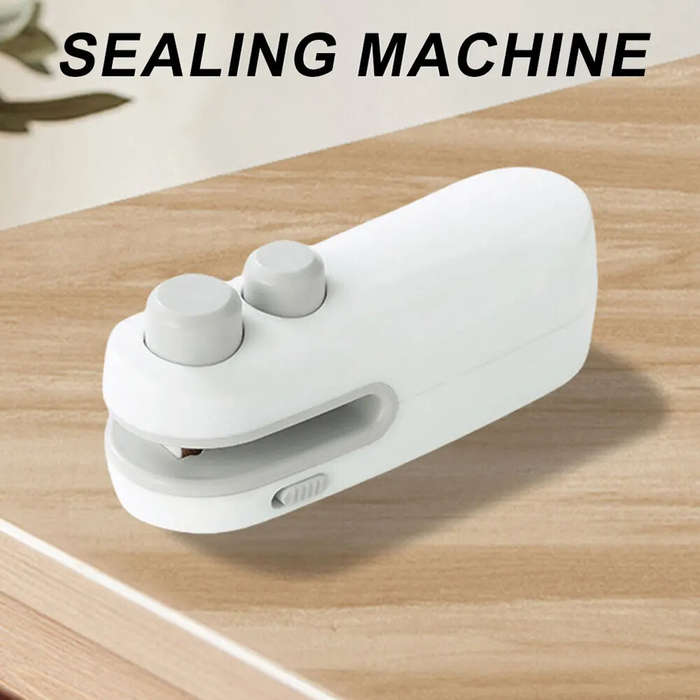Black - Mini Sealing Machine Household Small Hand Pressure Plastic Sealing Machine Plastic Bag Seale