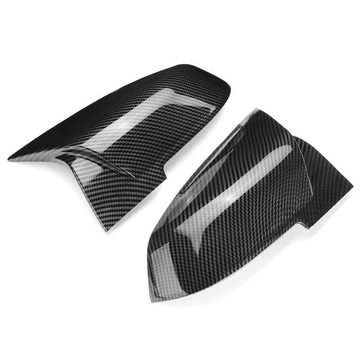 Car Rear View Mirror Cap Cover For BMW F21 F22 F30 F32 F33 F34 F35 F36 E84 2012-2019 Carbon Fiber Lo
