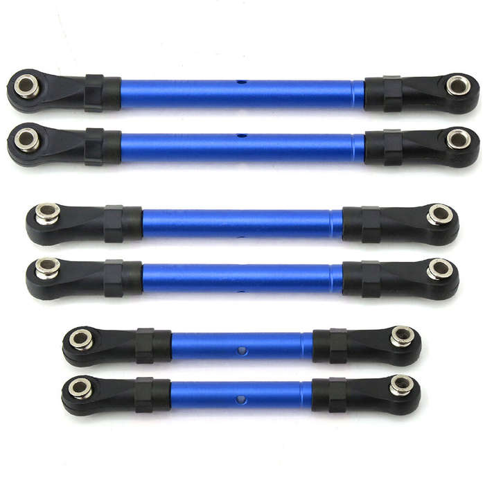 Titanium - Upgrades Strengthen Aluminum Suspension Link Set For Hoss Slash Rustler 4WD RC Car Parts