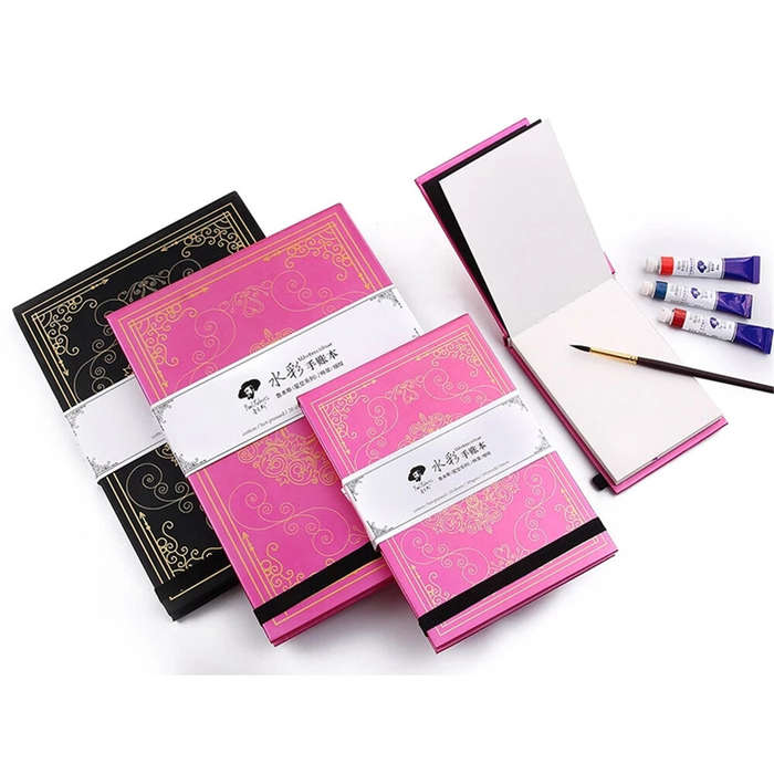 Paul Rubens 16k/32k Watercolor Paper 300g 50% Cotton Fine Line Crude Painting Book Notepad for Artis
