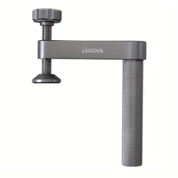 19mm - 2PCS Workbench Dog Hole Clamp Set With Anti-Slip Pad Woodworking Desktop Fixed Clip Aluminum