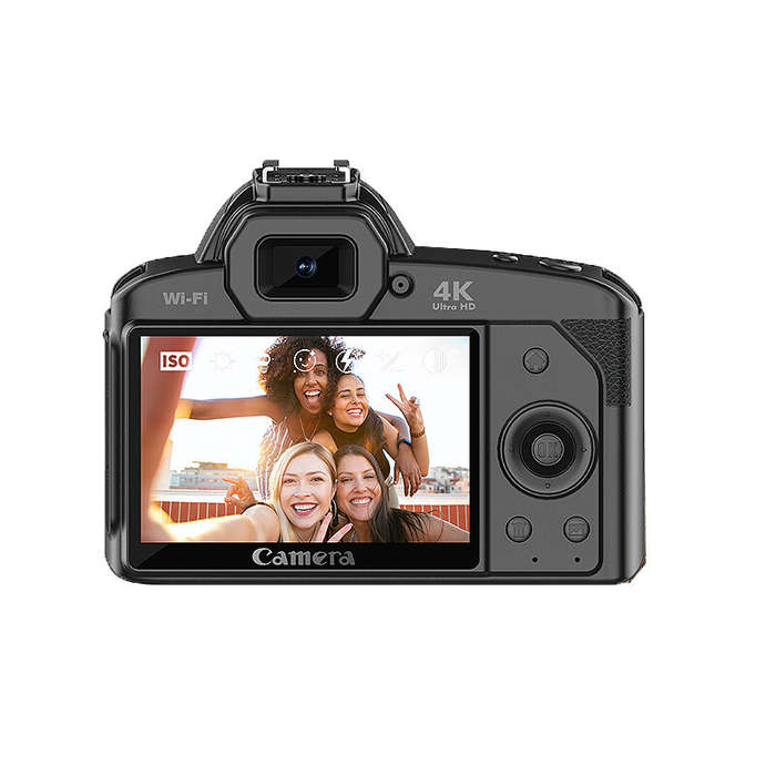 D5 6400 Megapixel HD WiFi Digital Video Camera 4K Dual Lens Professional Camcorder with 3inch IPS Di