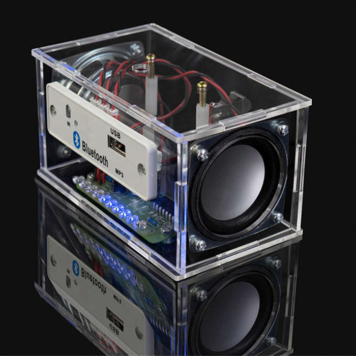 DIY Kit - Bluetooth Speaker Kit Electronic Production DIY Assembly Parts Power Amplifier Speaker Par
