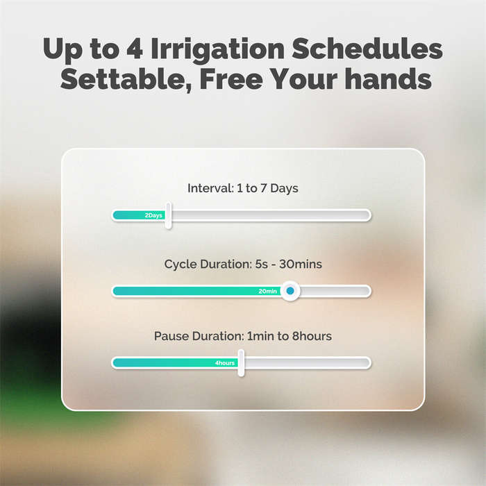 1-Outlet - MOES Tuya WiFi Watering Device Irrigation Automation Drip Pump Timer Smart Cycle Soak Wor