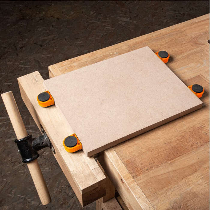 19mm - 8PCS Workbench Peg Brake Stops Clamp 19mm 20mm EVA Rubber Bench Dog Woodworking tool for Work