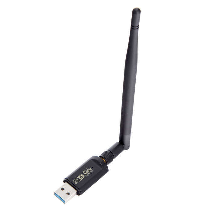 Black - WD-AX902B WiFi-6 Adapter AX900Mbps BT5.3 Dual Band WiFi USB3.0 Wireless Network Card Plug an