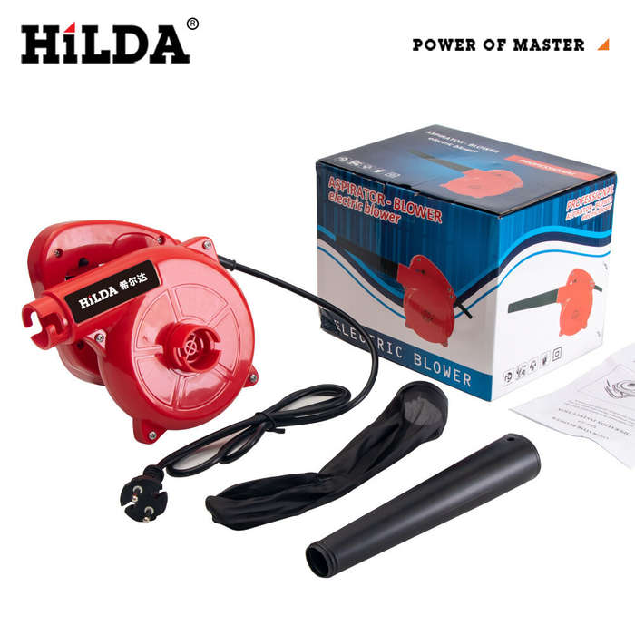 Blue - HILDA JS-EB17A Industrial Blower Vacuum 1000W High Power Adjustable Speed 2.8m3/min Air Volum