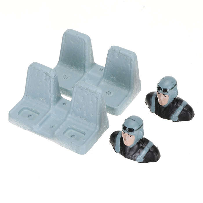 2 pcs - XK A300-Beech D17S 550mm Wingspan RC Airplane Replacement Spare Part Pilot With Seat