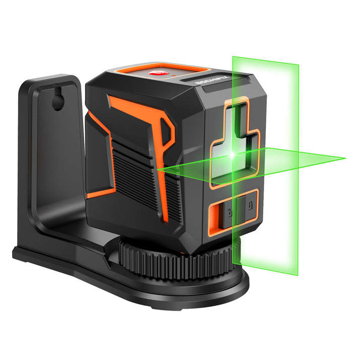 EU Plug - GOCHIFIX 3x360 12 Line 3D Self-Leveling Green Laser Level with Sharp 520 Laser Tube Rechar