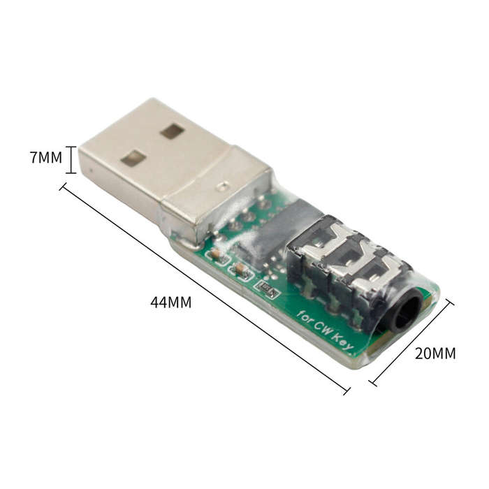 PC Version - Vband CW Morse Code Trainer Key USB Connector Supports Windows iOS Android HarmonyOS Pl