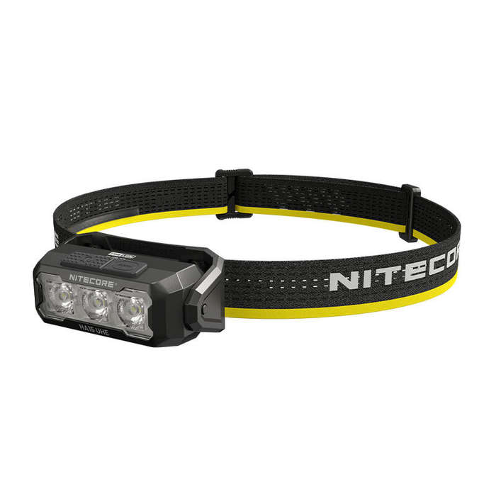 Black - NITECORE HA15 UHE 400LM Outdoor Rechargeable Headlamp AA Battery Lightweight LED Headlight F