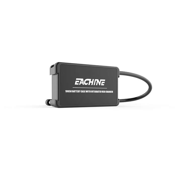 Eachine 7.4V 18650 Li-ion Cell Battery Case DC 5.5mmx2.1mm with Integrated USB Charger for EV200D EV