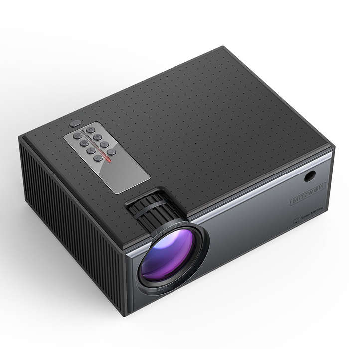 Blitzwolf BW-VP1-Pro LCD Projector 2800 Lumens Phone Same Screen Version Support 1080P Input Dolby A