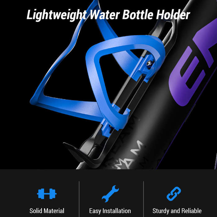 Black - ENLEE Bicycle Water Bottle Holder Lightweight Left-Right Side Pull MTB Bicycle Bottle Cages