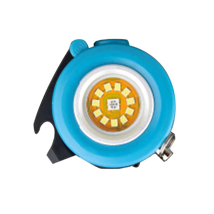 H12-1black RGB - Powerful Multi-Function Keychain Light Type-C Charging Magnetic Work Light - Outdoo