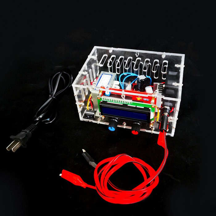 DIY Kit - DIY 0-28V Adjustable DC Power Supply Kit Short Circuit Protection LCD Display Current Limi