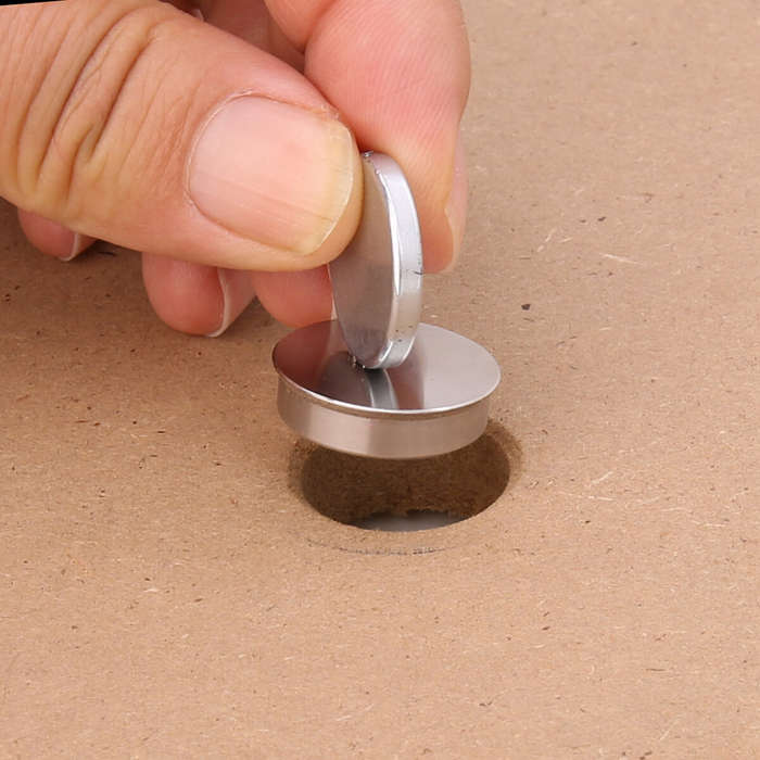 10PCS - HONGDUI Bench Top Protector Desktop Woodworking MFT System Dog Hole Protector Cover Pieces F