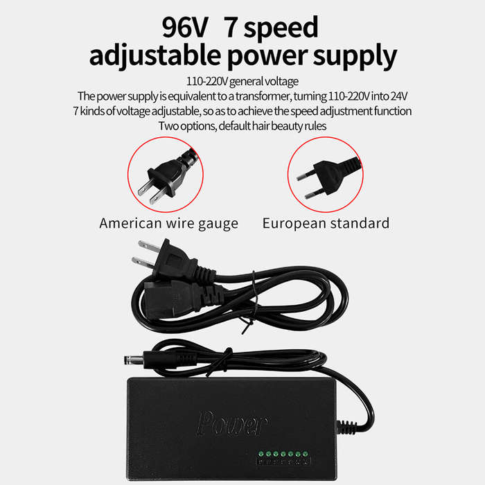 US Plug - 96W 24V Mini Multifunctional Table Saw Electric Desktop Saw with 7 Speed Adjustable 63mm B