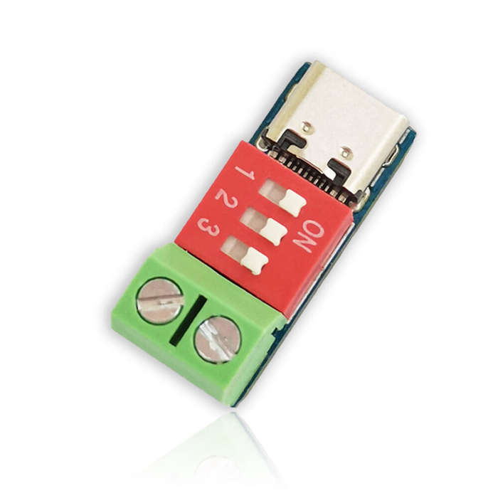 1pc - USB-C PD Trigger Board Module PDSink PD Decoy QC PD Fast Charging Test Board Adjustable Voltag