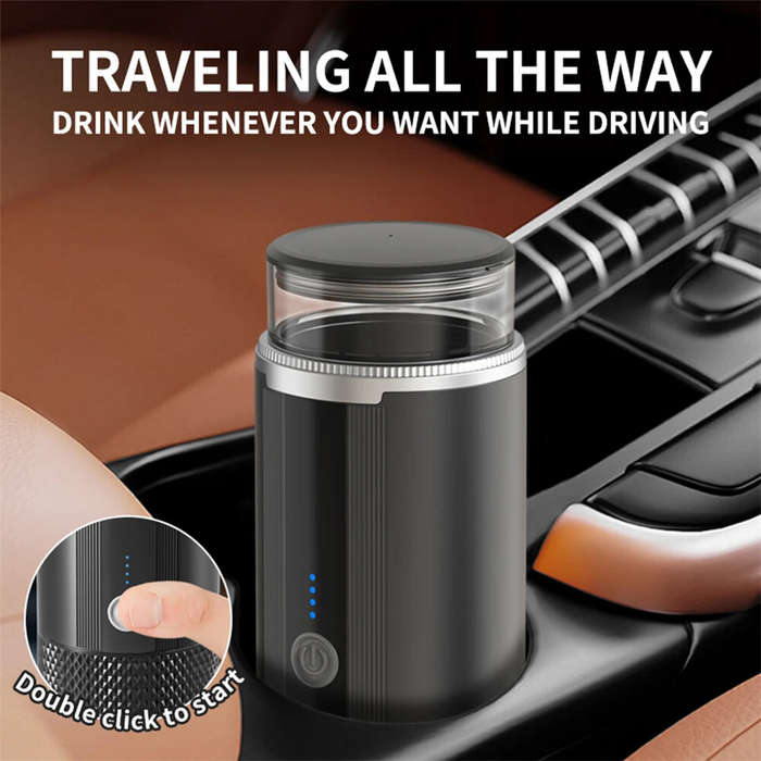 Black - Comfook 170ML Portable Coffee Machine Americano K-CUP Capsule & Coffee Powder Dual-Use Extra