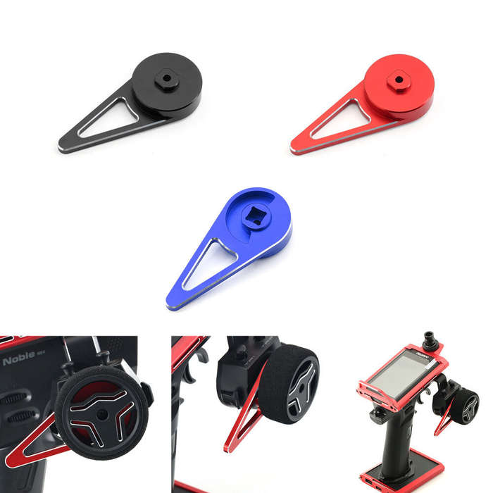 Blue - Radio Transmitter Hand Wheel Modification Kit One-Hand Controlled Tool for Flysky NB4/NB4+/No