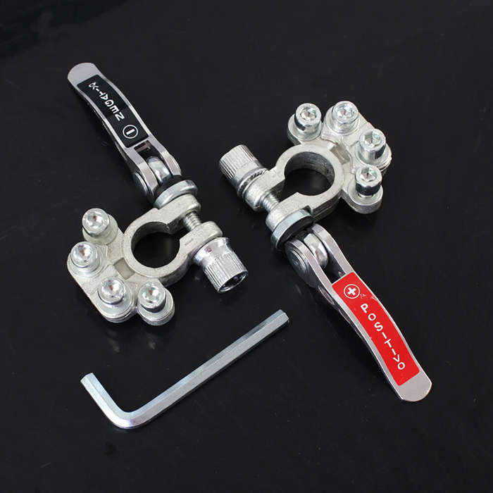 1-to-4 Quick Release Disconnect Car Battery Terminals Connector Battery Adapter For 50Ah - 200Ah Bat