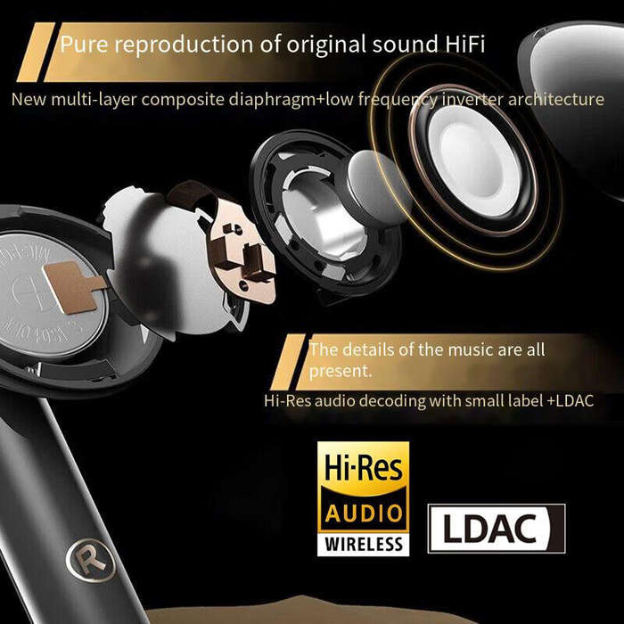 EDIFIER Lolli3 TWS bluetooth 5.3 Earphone 13mm Composite Diaphragm Unit HiFi Stereo LDAC Audio ANC N
