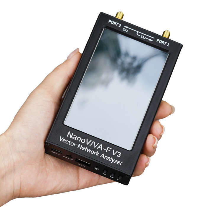 NanoVNA-F V3 4.3 inch LCD 1M-6GHz Vector Network Analyzer, Shortwave Analyzer MF HF VHF UHF Talent N