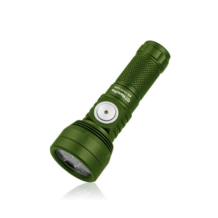 Black - Lumintop GT NANO PRO V3.0 1600 Lumen 150M Compact LED Keychain Flashlight 10280 Battery Mini