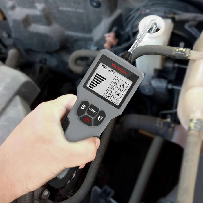 12V Auto Brake Fluid Tester Digital Car Brake Oil Tool BF100/BF200 DOT3 DOT4 DOT5.1 LED Indicator ch