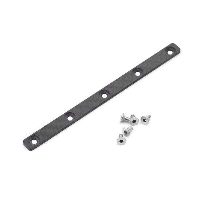1pcs - Upgrade Parts Accessories Carbon Fiber Chassis Reinforcing Plate For Tamiya TT02 1/10 RC Car