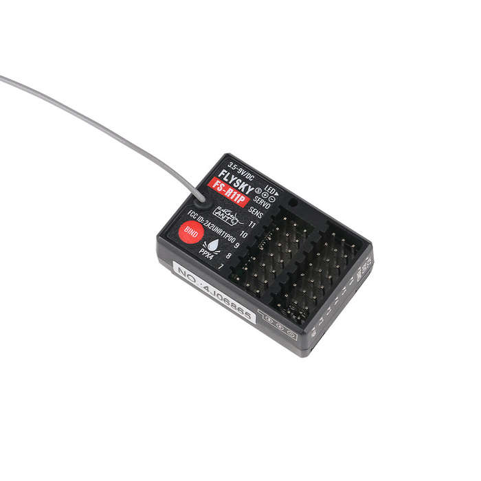 1 PC - Flysky FS-R11P 2.4GHz 11CH ANT Protocol PWM PPM i-BUS S.BUS Receiver Compatible with FS-G11P