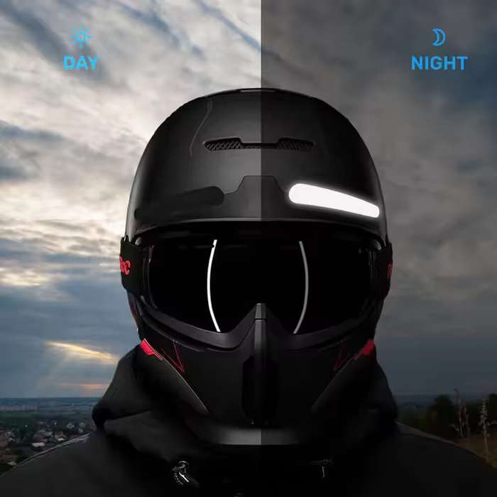 Black - 1 Set Reflective Stickers Invisible Helmet Stickers Helmet Reflective Tape Waterproof Suitab