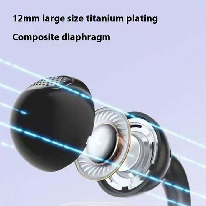 Grey - Edifier Comfo Clip Q OWS Earbuds Wireless bluetooth 5.4 Earphone 12mm Titanium-plated Composi
