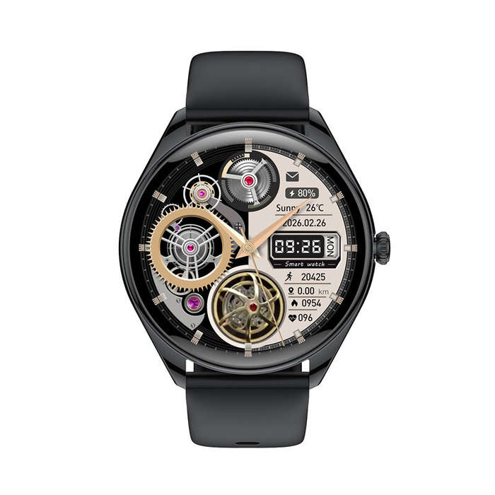 Silver - Bakeey MT55 1.43inch AMOLED Display bluetooth Call Heart Rate Blood Oxygen Monitor Women's
