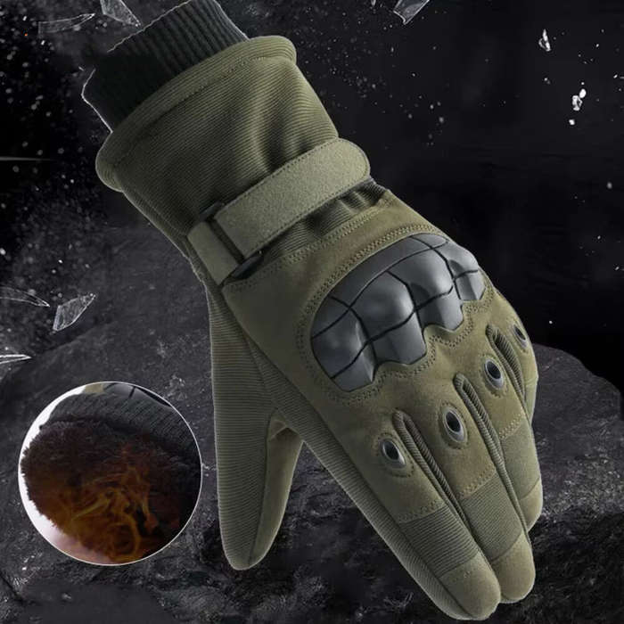 XL - XANES Winter Warm Thermal Tactical Gloves Hunting Protective Gear Full Finger Military Combat T
